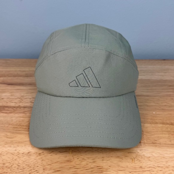 Adidas Aeroready Mint Green Adjustable Running Training Cycling Hat Cap Logo - Picture 1 of 7